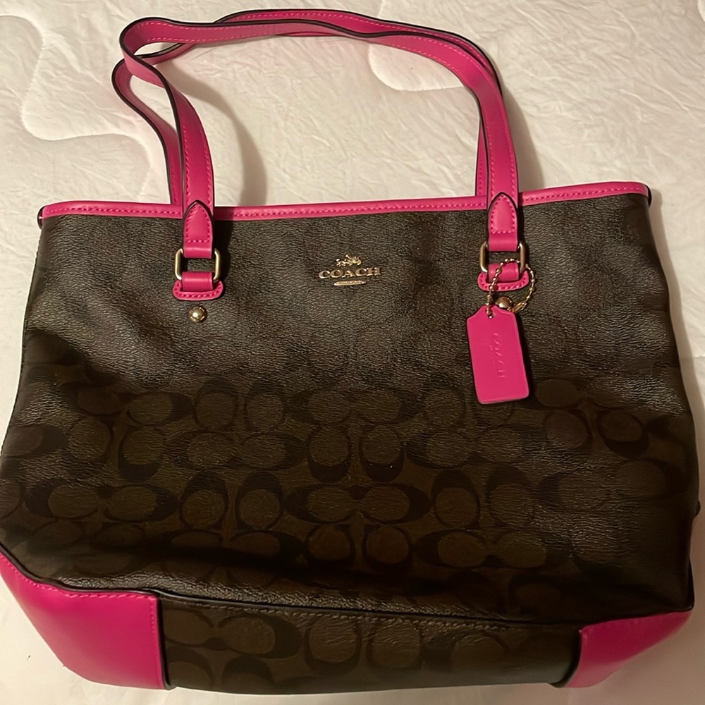 Medium Coach Shoulder Bag.